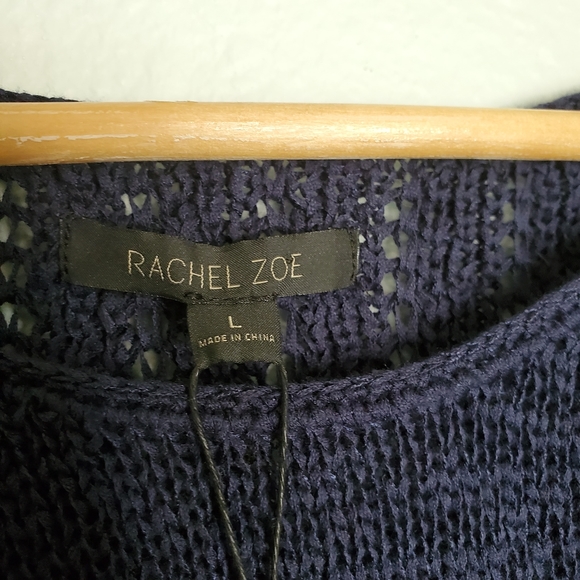Rachel Zoe Karla Open Work Sweater Size Large - Picture 8 of 9